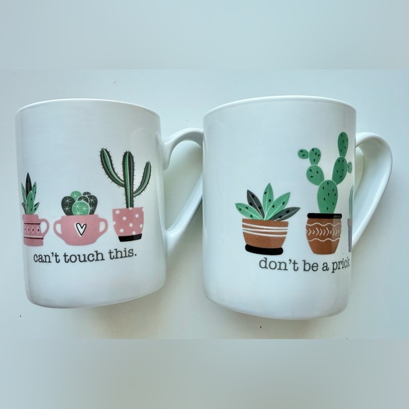 Cactus Themed Mug Set - Picture 4 of 6